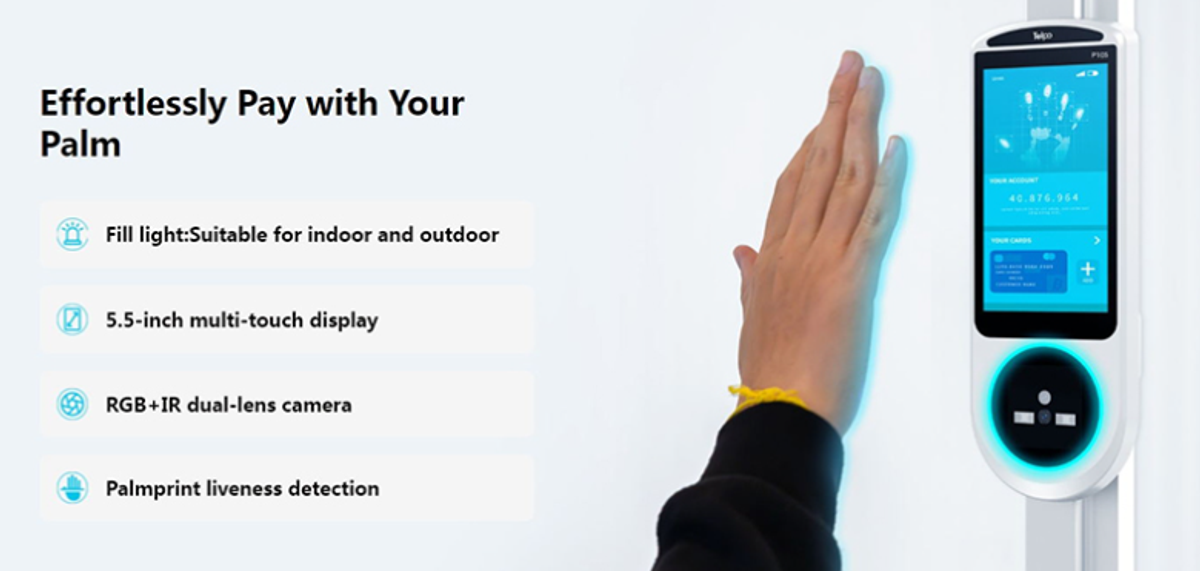 Palm Print Recognition Device